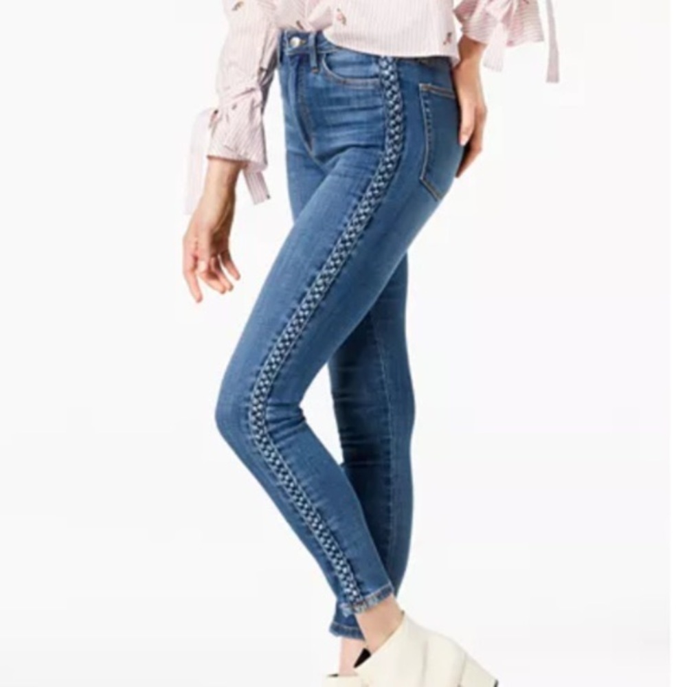 JOES JEANS*NWT* Braided Trim HighRiseSkinny Size23